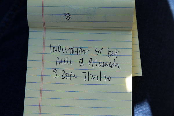 Industrial St between Mill and Alameda Jul 20