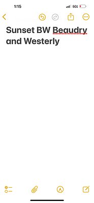 Sunset BW Beaudry and Westerly