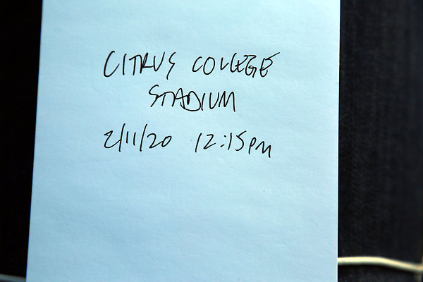 Citrus College Football Stadium Feb 20